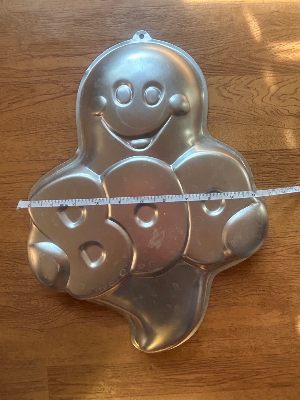 Wilton Silver aluminum Baking Pan vintage cake pan 1988